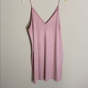 Pink Velvet Dress